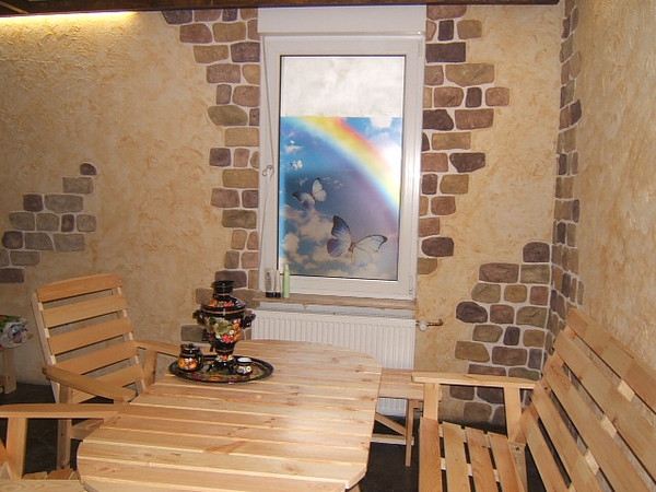 Фото и особенности дизайна комнаты отдыха в сауне